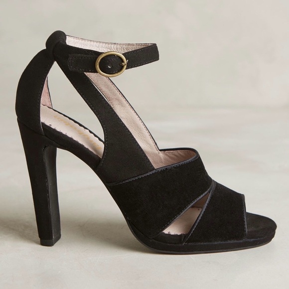 ANTHROPOLOGIE Farylrobin ‘Finella’ Velvet Sandals - Picture 2 of 16